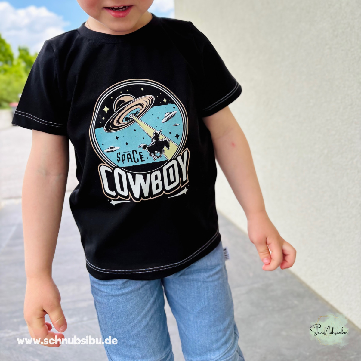 Bügelbild Space Cowboy